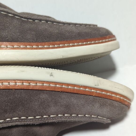 Allen Edmonds Men\'s Brown Venetian Slip-On Suede Wilder Loafers Size 10 3E
